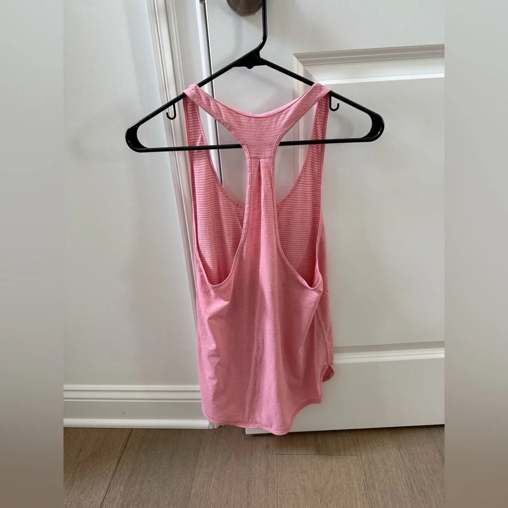Lululemon Racerback Tank Top Pink Workout Yoga Running Activewear Size 4